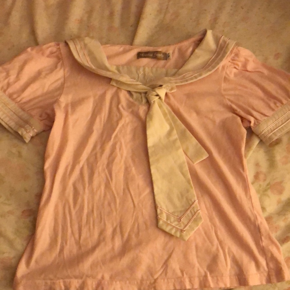Pink kawaii sailor shirt